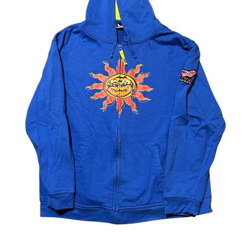 Felpa con cappuccio zip y2k - con,