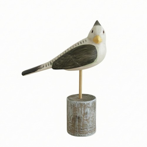 Statuetta uccello legno - in,
