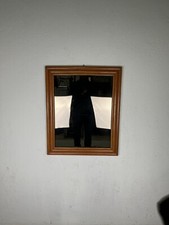 Specchio parete legno vimini