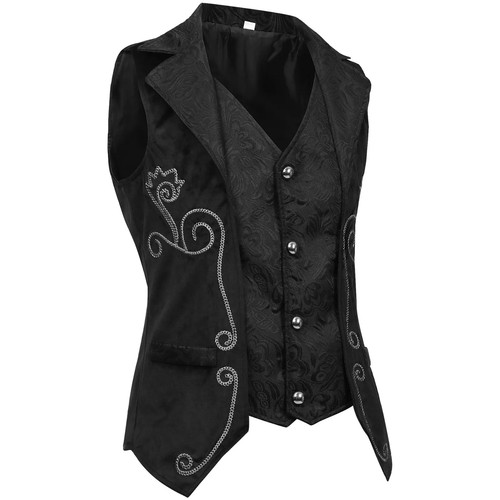 Gilet broccato vittoriano