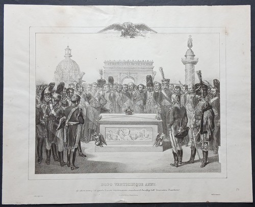Stampa antica napoleone - stampa, 1850