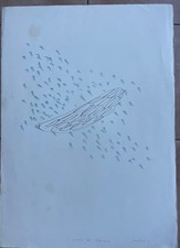 Ettore Sordini Composizione Firmata Litografia 70,5x50,5 cm prova d'autore