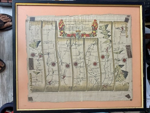 1675 john ogilby antica mappa - john,