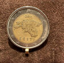 MONETA 2 EURO  EESTI - ESTONIA- emissione   2011  - CON ERRORE DI CONIO -