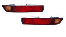 SET 2 FARO FANALE FANALINO POSTERIORE PER PAJERO 01 02 STOP PARAURTI INFERIORE