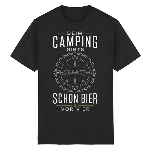 Shirt campeggio divertente - t-shirt,