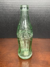Bottiglia vintage verde Coca-Cola Contour "Hobbleskirt" 8" Oakland CA