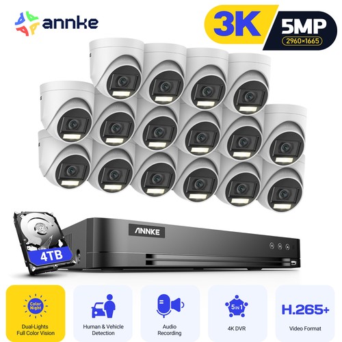 Annke 16ch 8mp dvr - annke, 3k