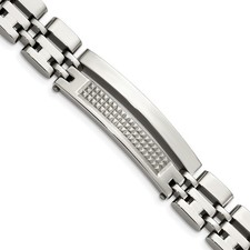 Bracciale acciaio inox - in,