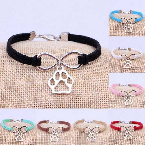 Bracciale infinito zampa - bracciale,