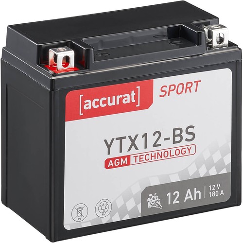 Batteria moto ytx12 - agm, 12v