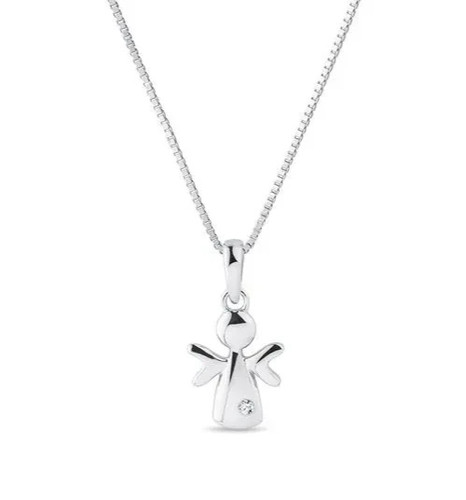 Collana con ciondolo angelo - , in