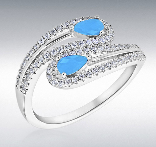 Anello avvolgente argento - in,
