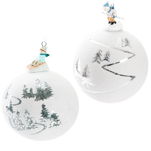 Palline natale vetro - palline,