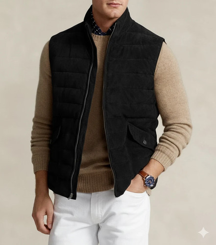 Giubbotto uomo nero cappotto