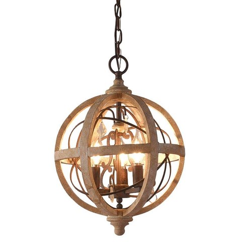 Lampadario forma globo - lampadario, di