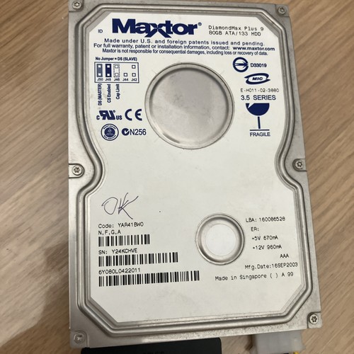 Disque dur maxtor - dur, 80