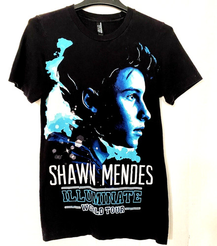 Shirt shawn mendes nera - shawn,