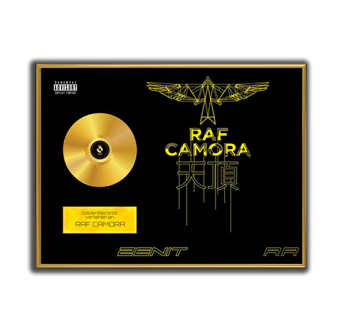 Goldplatte raf camora - camora, poster