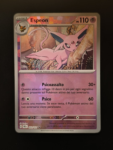 Carta pokemon espeon - pokemon,