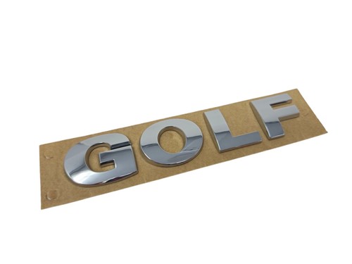 Golf scritta cromata - vw,