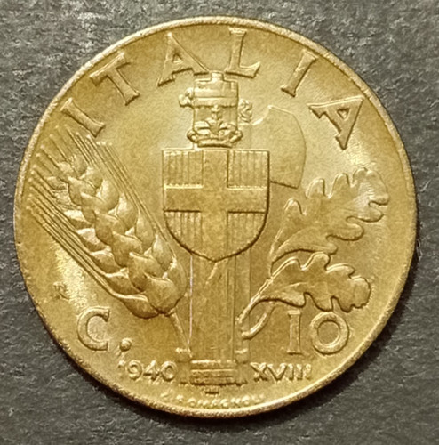 Centesimi lire 1940 fdc - 10,