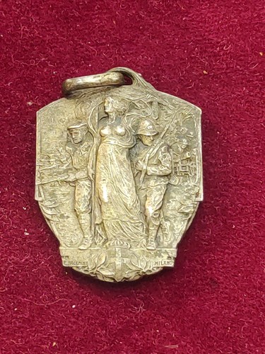 Medaglia scudetto 1911 1912 - medaglia, a