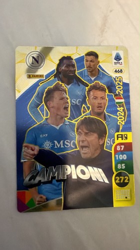 Card 468 napoli campioni - card,