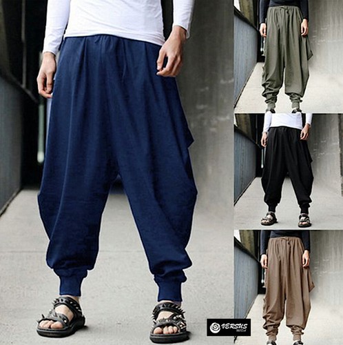 Pantaloni uomo harem alla - uomo,