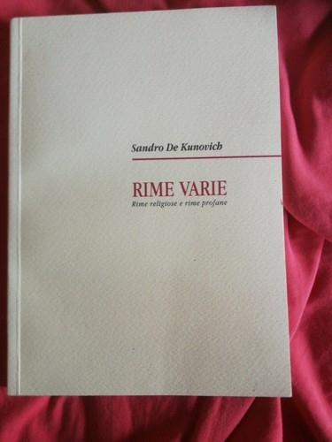 Rime varie sandro kunovich - rime,