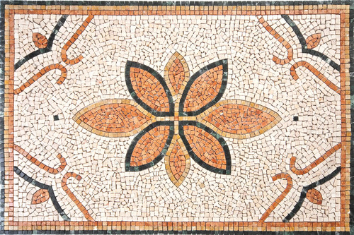 Rosone mosaico marmo 120 - marmo, 80