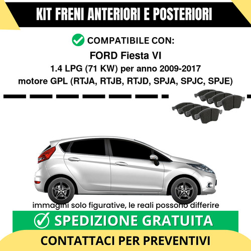 Pastiglie freno ant post - +,