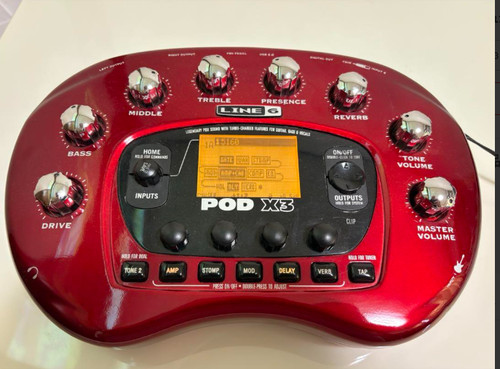 Line pod live pedale per - 6,