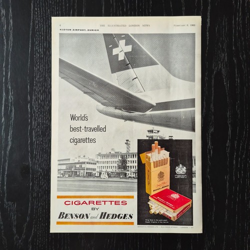 1963 benson hedges - benson,