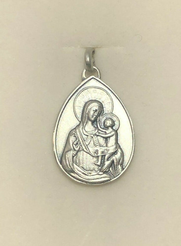 Madonna con bambino medaglia - con,