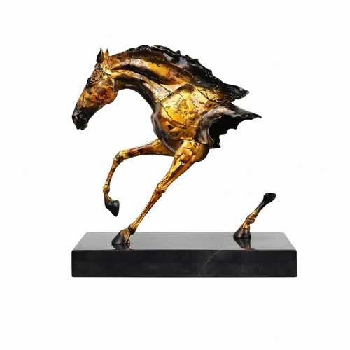 Statua cavallo moderna lega - statua, e