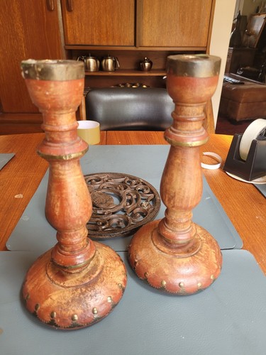 Ethnic style candlesticks - ethnic,