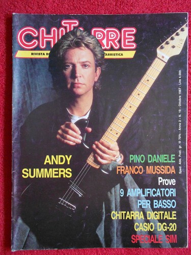 Rivista chitarre 1987 - rivista, andy
