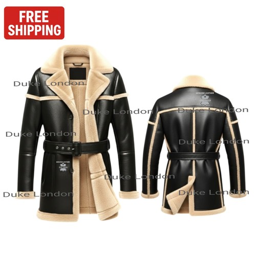 Cappotto lungo uomo - , pelle