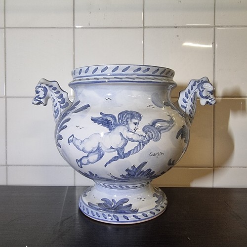 Vaso maiolica ima albisola - maiolica,