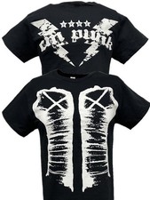 Shirt nera uomo punk - nera, cm