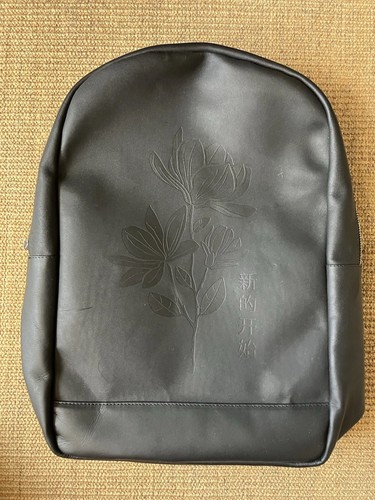 Zaino pelle nero con - nero,