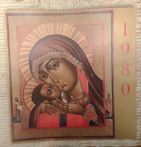 Lotto calendari icone - calendari, sacre