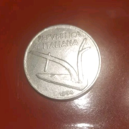 Moneta lire spiga grano - lire, di