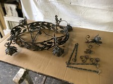 Lampadario antico ferro