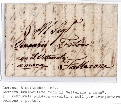 Prefilatelica 1827 ancona - da,