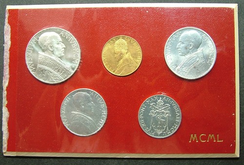 Serie 1950 vaticano pio - ,