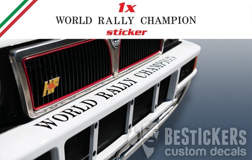 Adesivo world rally champion - 1,