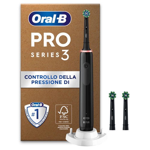 Spazzolino elettrico nero - spazzolino,