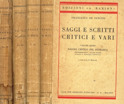 Saggi scritti critici - scritti, e